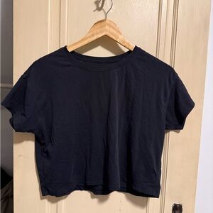 lululemon athletica Black Crop Top